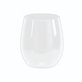 Upscale Round White 12 Oz. Plastic Wine Goblets | 6 Cups