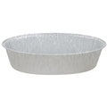 3lbs Large Disposable Aluminum Foil Oval Baking Pan - 200 Pk