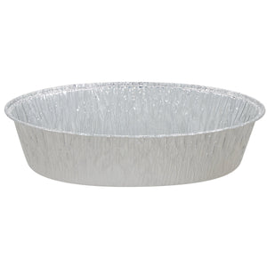 Luxe Party pans Disposable Aluminum Foil Oval Roaster  - 50 PK