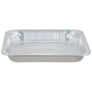 Luxe Party pans Half Size Shallow Disposable Aluminum Foil Pan 10x13x1.5