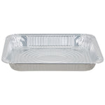 Luxe Party pans Half Size Shallow Disposable Aluminum Foil Pan 10x13x1.5" - 100pk