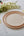 Luxe Party Plastic Plates 16 Dinner and 16 Salad Plates Round Walled Linen and Gold Plastic Plates Set | 32 Pack