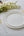 Luxe Party Plastic Plates 16 Dinner and 16 Salad Plates Round Walled White and Gold Plastic Plates Set | 32 Pack