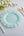 Luxe Party Plastic Plates 20 Dinner and 20 Salad Plates Pearl Mint Waved Plastic Plate Set | 40 Pack