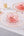 Luxe Party Plastic Plates Transparent Waterfall Rose and Gold 7.5