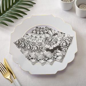 Luxe Party Printed Cocktail Napkins 50 Beverage Napkins - 5