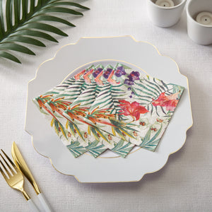 Luxe Party Printed Cocktail Napkins 50 Beverage Napkins - 5