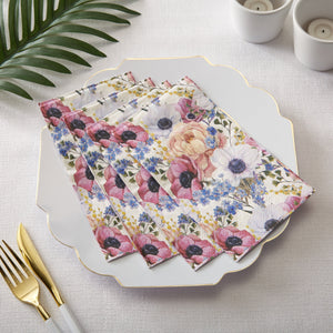 Luxe Party Printed Dinner Napkins 40 Beverage Napkins - 4.5