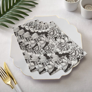 Luxe Party Printed Dinner Napkins 50 Dinner Napkins - 4.5
