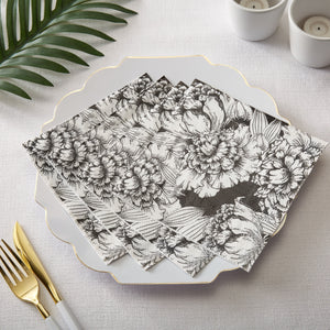 Luxe Party Printed Lunch Napkins 50 Lunch Napkins - 6.5
