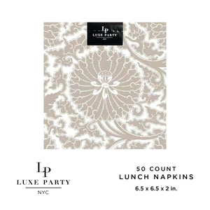 Luxe Party Printed Lunch Napkins 50 Lunch Napkins - 6.5