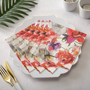 Luxe Party Printed Lunch Napkins 50 Lunch Napkins - 6.5