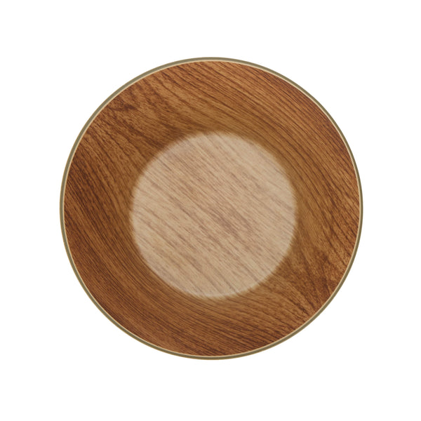 Luxe Party Serving Bowl Round Tapered Hard Plastic Serving Bowl 6.25 Inch Reusable
