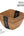 Luxe Party Serving Bowl Small Square Plastic Serving Bowls Set of 4 Oak Color