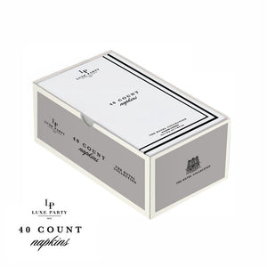 Luxe Party Solid Color Dinner Napkins 40 Dinner Napkins - 4.25