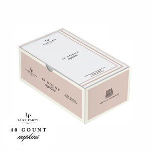 Luxe Party Solid Color Dinner Napkins 40 Dinner Napkins - 4.25