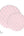 Round Accent Pattern Plastic Plates Round Blush • Silver Lattice Pattern Plastic Plates | 10 Pack