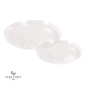 Round Clear Walled Plastic Plates