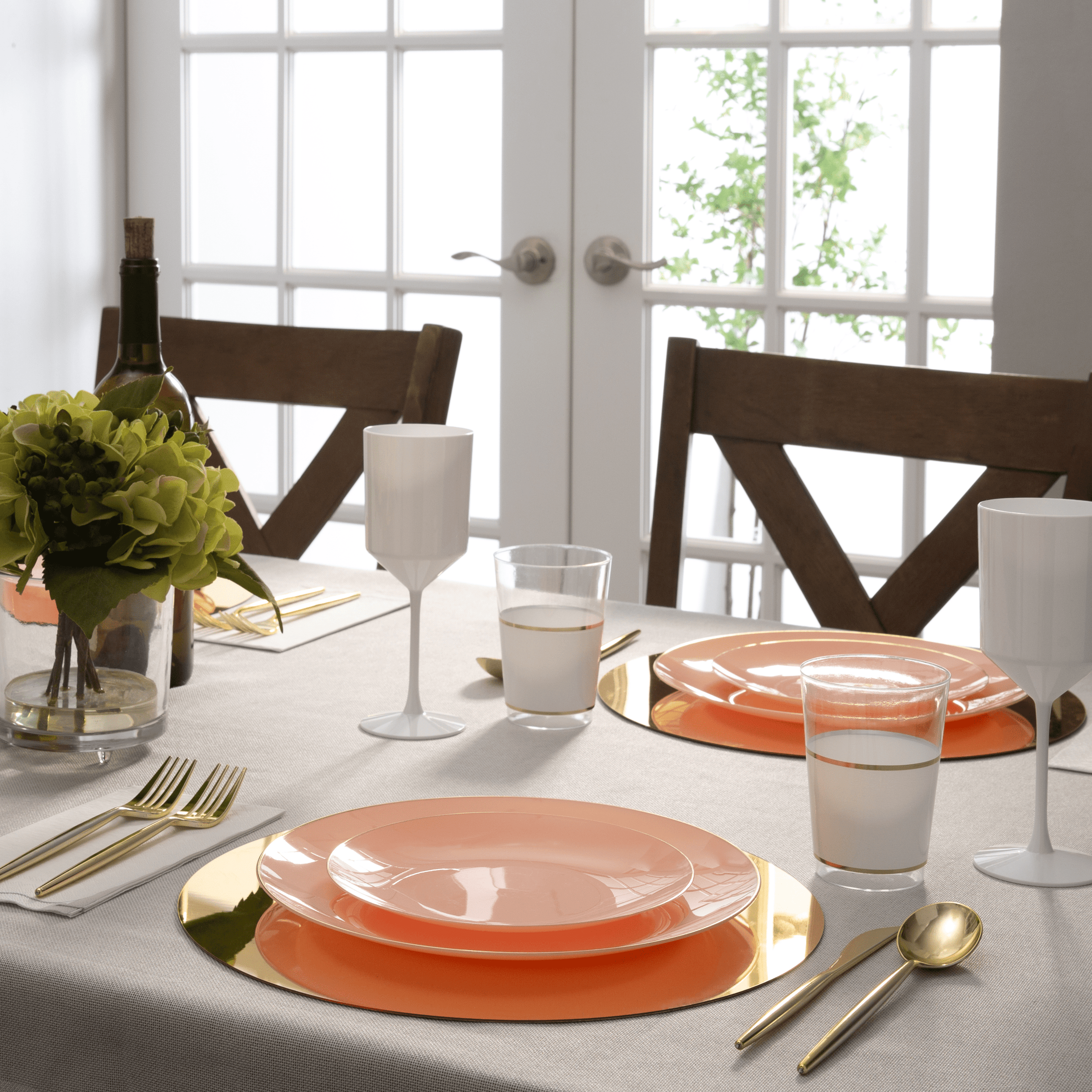 Coral plastic plates online
