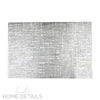 Santorini Placemats Barcelona Metallic Placemat in Silver