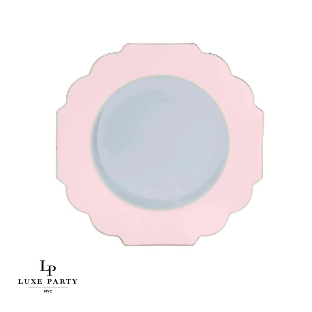 Plastic plates with gold trim sale