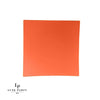 Square Accent Plastic Plates Orange • Gold Square Plastic Plates | 10 Pack