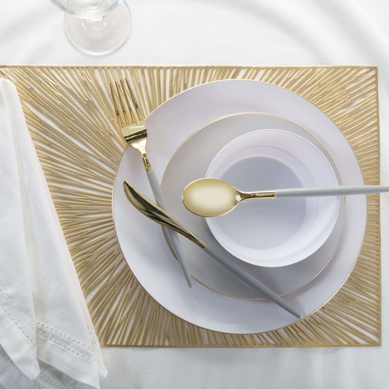 Starburst Placemats Star Burst Laser Cut Placemat in Gold