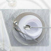 The Pear Placemats Home Details Pear Leaf Laser Cut Placemat in Silver